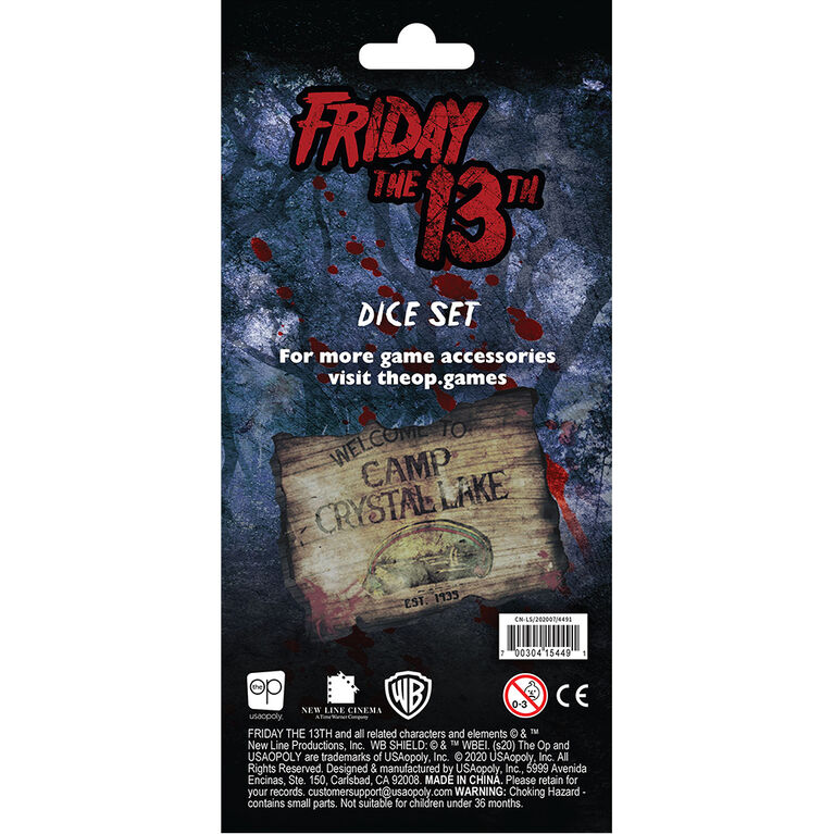 Friday the 13th Dice Set - English Edition