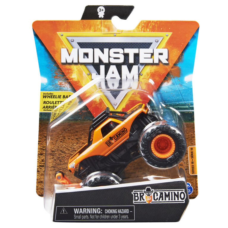Monster Jam, Official BroCaminio Monster Truck, Die-Cast Vehicle, Arena Favorites Series, 1:64 Scale