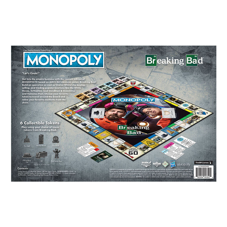 MONOPOLY: Breaking Bad Jeu De Plateau - Édition anglaise