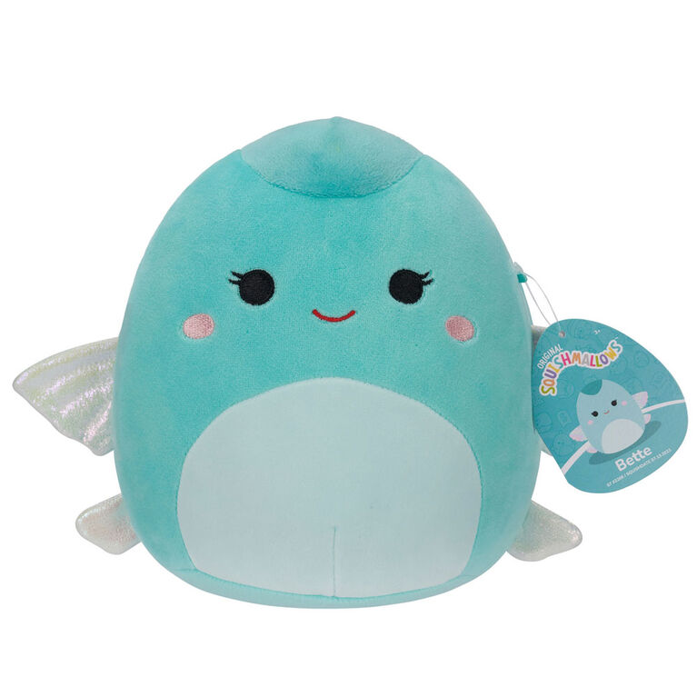 Squishmallows 7.5" - Bette Light Teal Flying Fish