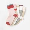 2-3 ans chaussettes mi-mollet de base - rose pâle