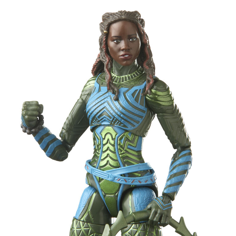 Marvel Legends Series Black Panther Wakanda Forever Marvel's Nakia 6-inch MCU Action Figure Toy, 5 Accessories, 1 Build-A-Figure Part