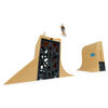 Tech Deck, Danny Way Mega Half Pipe X-Connect Park Creator, Customizable Ramp Set with Exclusive Plan B Fingerboard