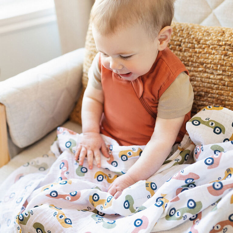 Perlimpinpin-Muslin blanket-Cars