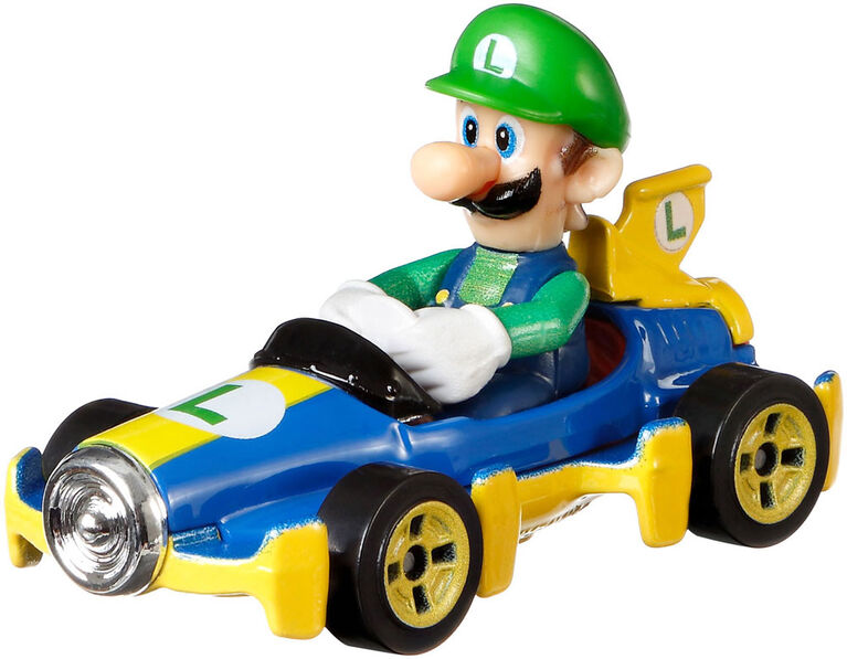 Hot Wheels Mario Kart Luigi Mach 8