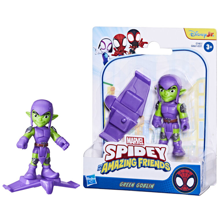 Marvel Spidey and his Amazing Friends Green Goblin Toy with Accessory
