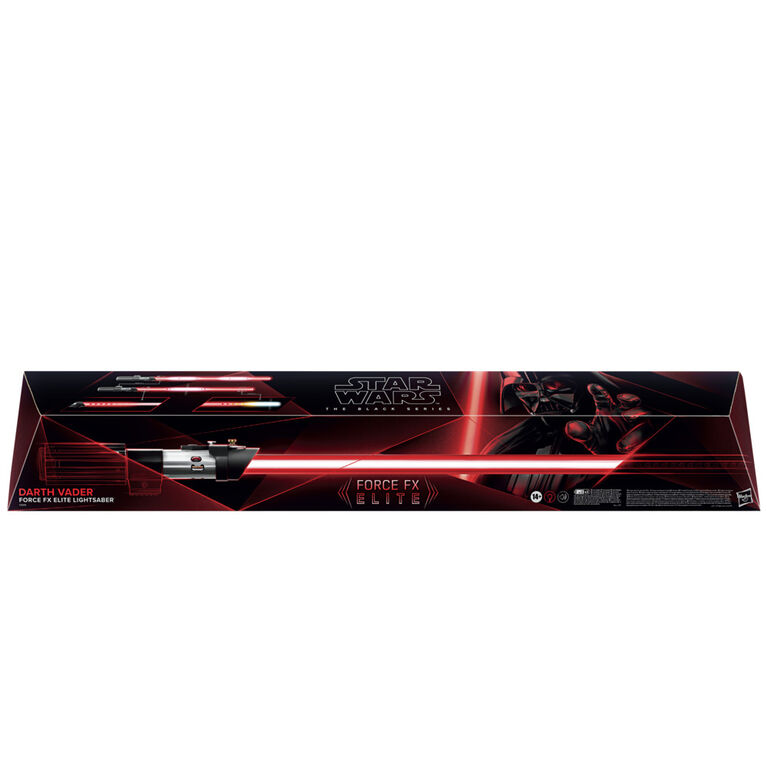 Star Wars The Black Series, sabre laser Force FX Elite de Darth Vader avec LED et effets sonores