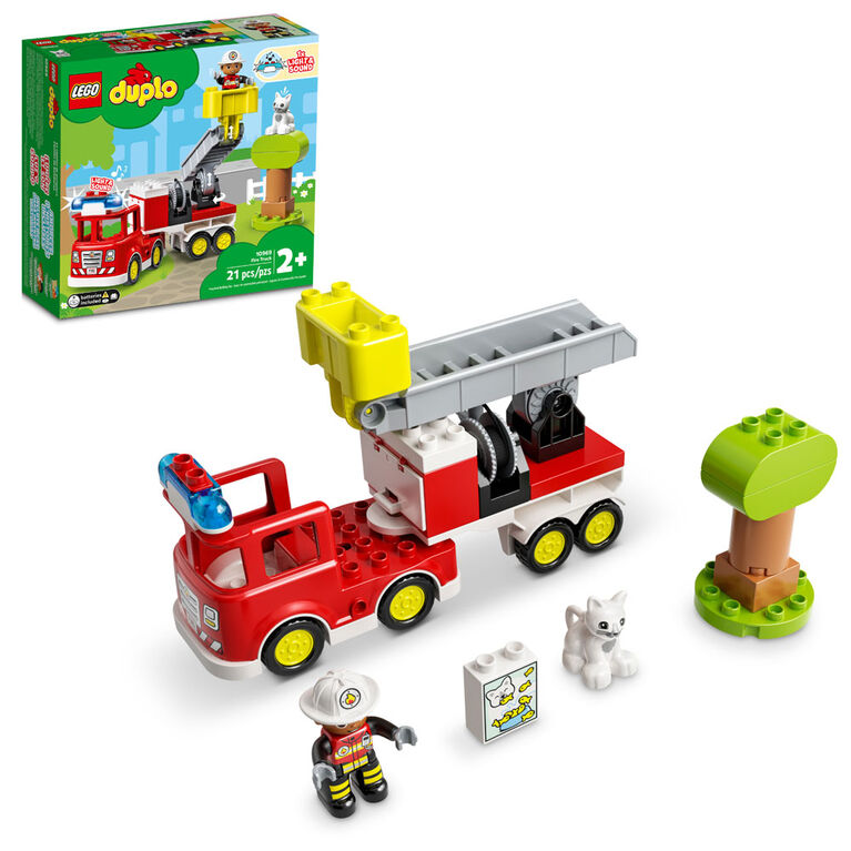 LEGO DUPLO Rescue Fire Truck 10969 Building Toy (21 Pieces)