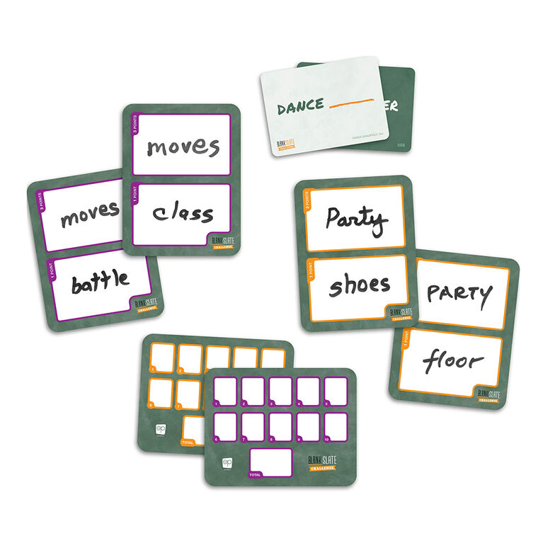 USAopoly Blank Slate Challenge Card Game - English Edition