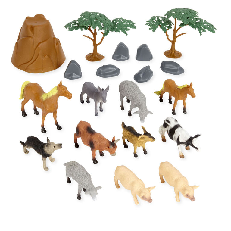 Animal Planet - Farm Bucket Collection - 20 Piece - R Exclusive | Toys R Us  Canada