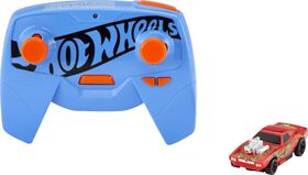 Hot Wheels Véhicule téléguidé 1:64 Rechargeable Rodger Dodger