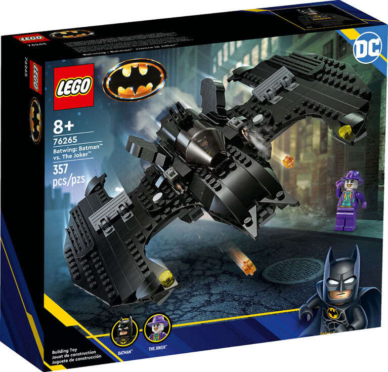 LEGO DC Batwing: Batman vs. The Joker 76265 Building Toy Set (357 Pieces)