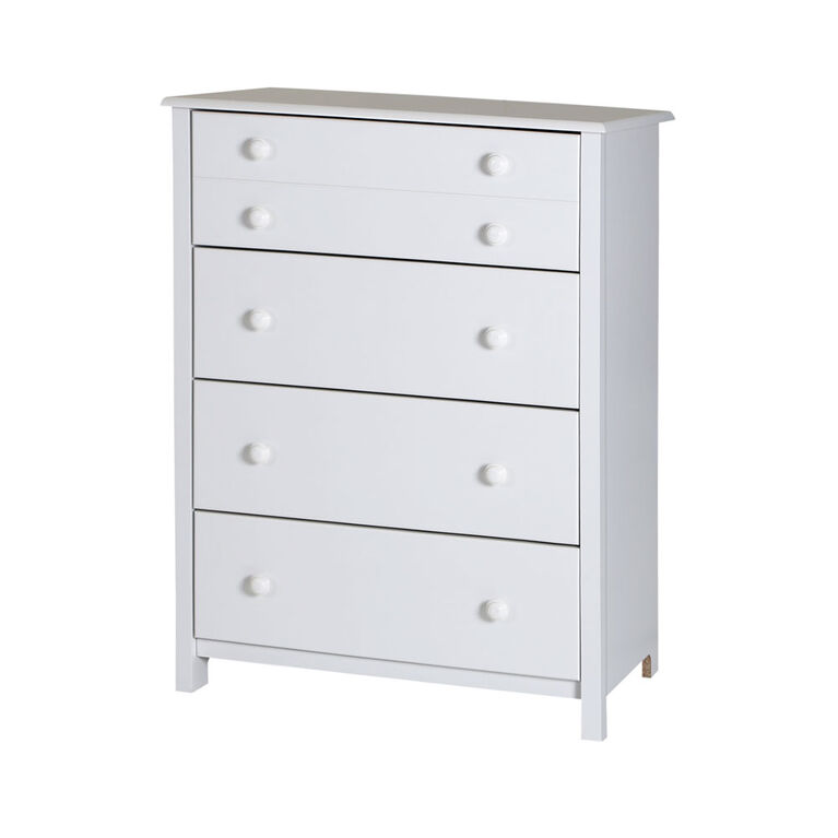 Little Smileys 4-Drawer Chest- Pure White