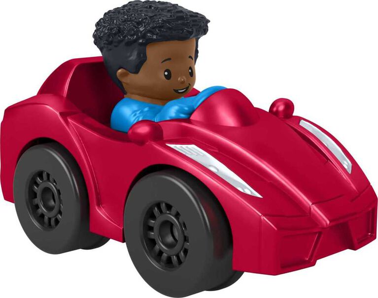 Fisher-Price Little People Wheelies Red Sports Car Toy