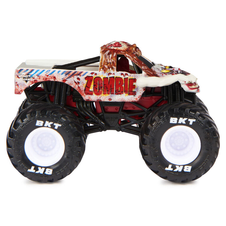 Monster Jam, Official Zombie Monster Truck, Die-Cast Vehicle, 1:64 Scale, Kids Toys for Boys Ages 3 and up