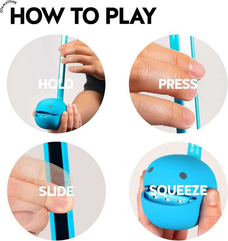 Otamatone Blue- Portable Music Synthesizer - English Edition