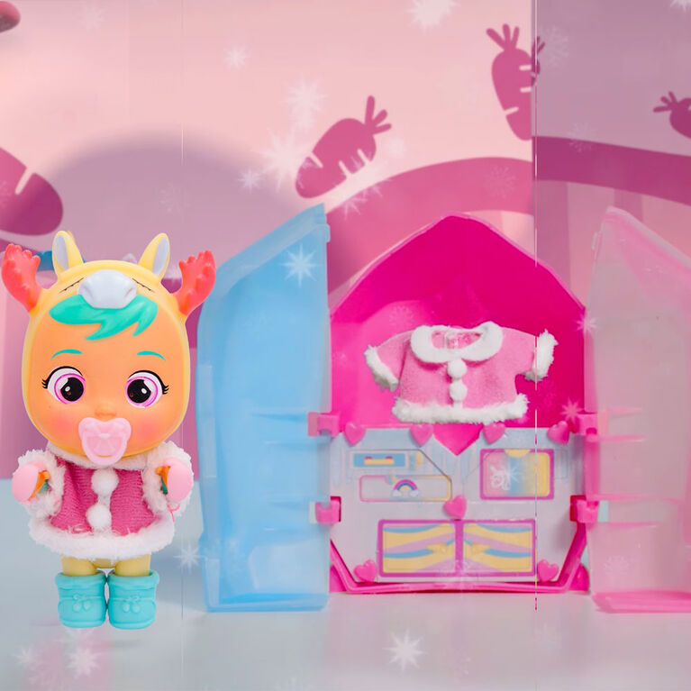 Cry Babies Magic Tears Icy World - Série Keep Me Warm | 8 Surprises, accessoires, poupée surprise - Super cadeau pour les enfants à partir de 3 ans