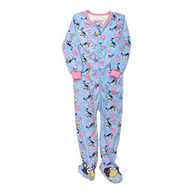 Bluey - Pink Balloon Character Feet Sleep Onesie - Blue