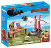 Playmobil - How To Train Your Dragon - Gobber the Belch with Sheep Sling
