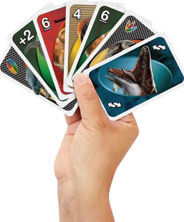 UNO Jurassic World Rebirth Card Game for Kids, Family & Adult Game Nights