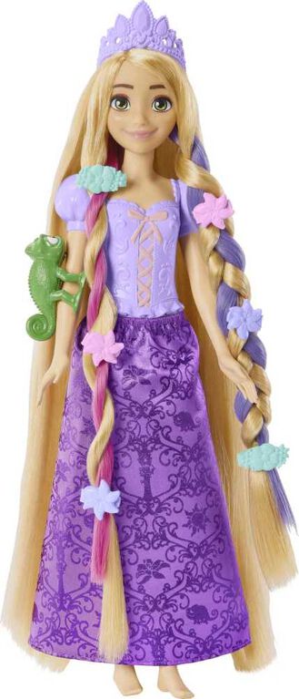 Mini poupée de Raiponce Princesse Disney avec peigne 