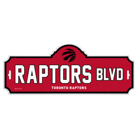 Plaque de rue des Toronto Raptors de la NBA