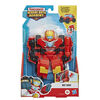 Playskool Heroes Transformers Rescue Bots Academy - Jouet robot convertible Hot Shot de 15 cm à collectionner