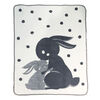 Couverture Jacquard Koala Baby - Crème/Gris Lapin