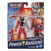 Power Rangers Dino Fury Red Ranger 6-Inch Action Figure Toy Inspired by TV Show with Dino Fury Key and Dino-Themed Accessory