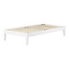 Vito Base de lit Simple Blanc solide