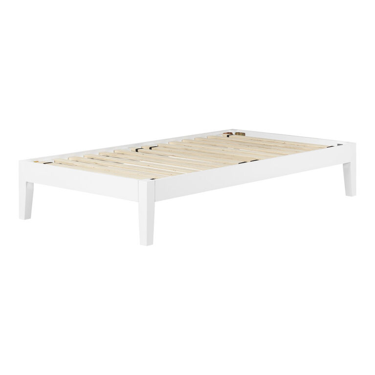 Vito Base de lit Simple Blanc solide