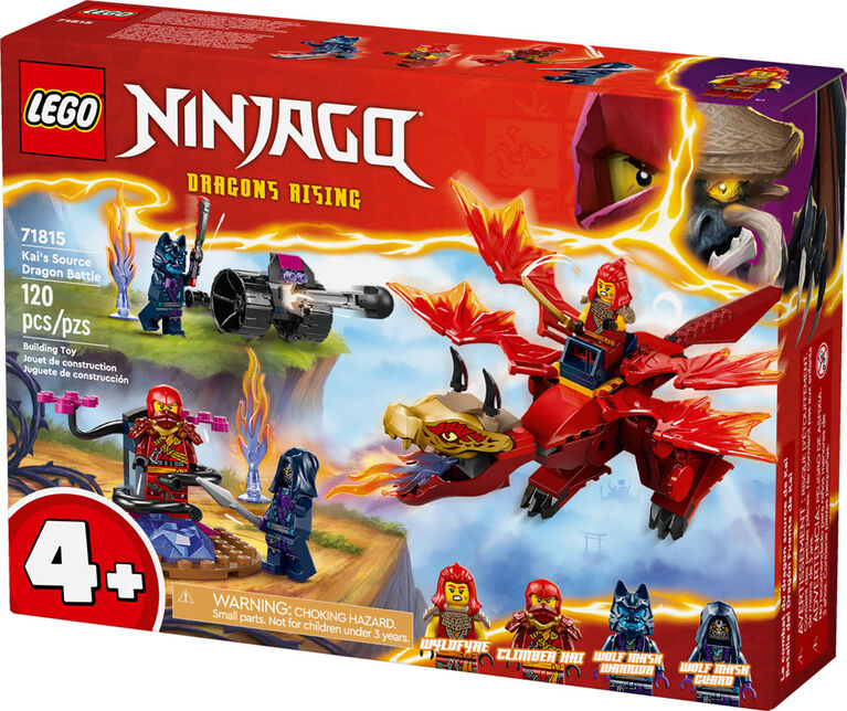 Ensemble de combat LEGO NINJAGO Le combat du dragon source de Kai 71815