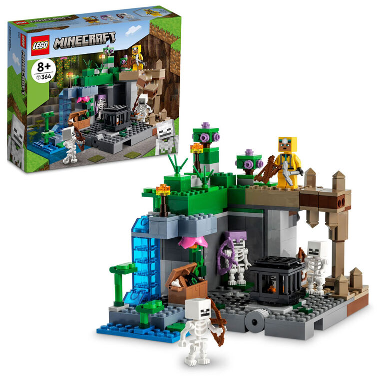 LEGO Minecraft Le donjon du squelette 21189 Ensemble de construction (364 pièces)