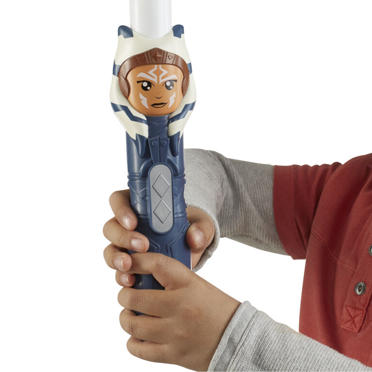 Star Wars Lightsaber Squad Ahsoka Tano Extendable White Lightsaber Role Play
