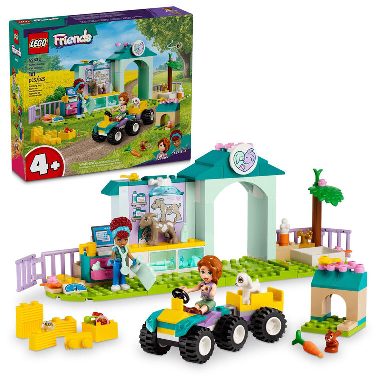 Jouet LEGO Friends La clinique vétérinaire pour animaux de la ferme 42632