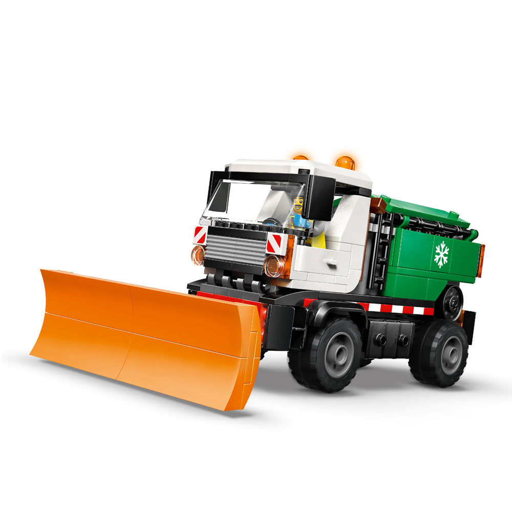 LEGO City Snowplow Truck Building Toy for Kids - Pretend Play Set for Boys & Girls, Ages 6+ - 60490