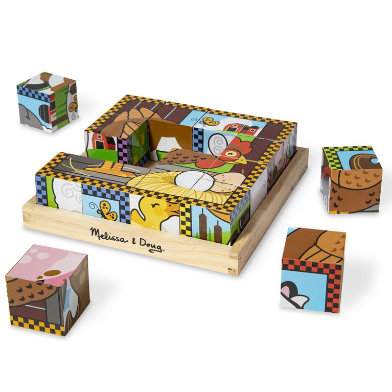 Farm Cube Puzzle - English Edition