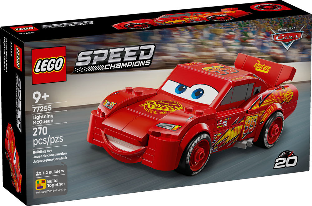 LEGO Speed Champions | Lightning McQueen from Disney Pixar Cars - Building Set 77255