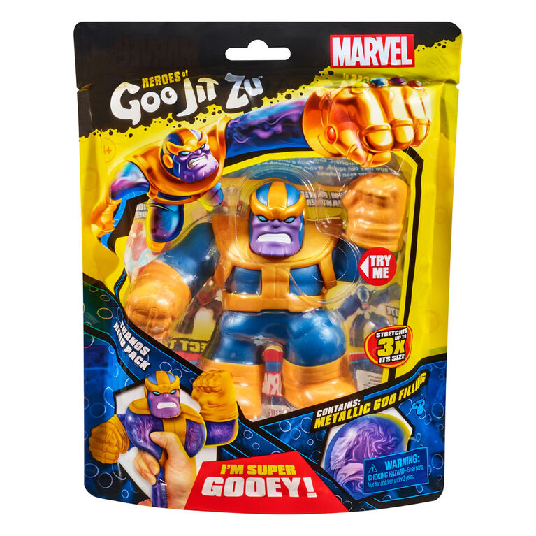 Heroes of Goo Jit Zu Marvel Supagoo Hero Pack - Thanos - Large 8 Inchs