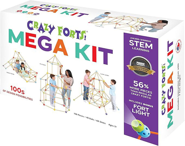 Crazy Forts - Kit Méga avec lumière