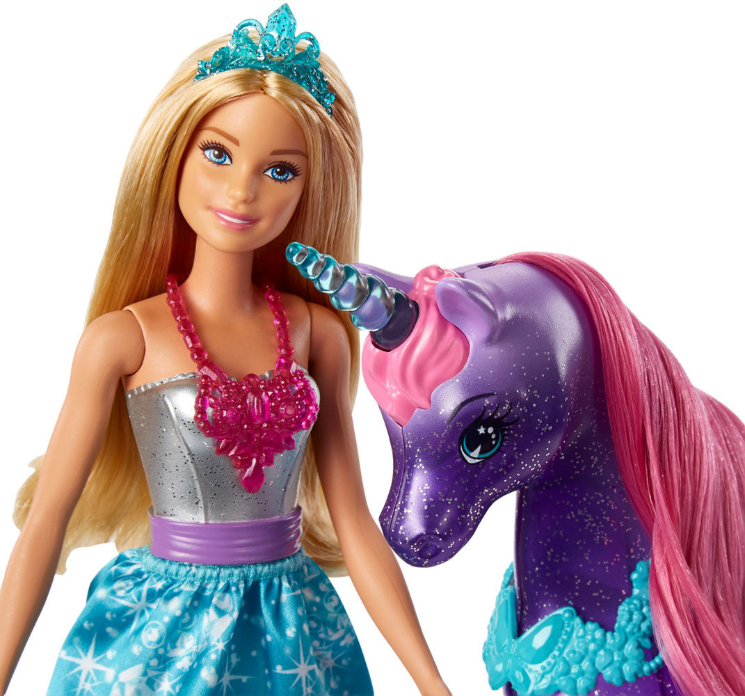 Barbie princess and unicorn gift set sales