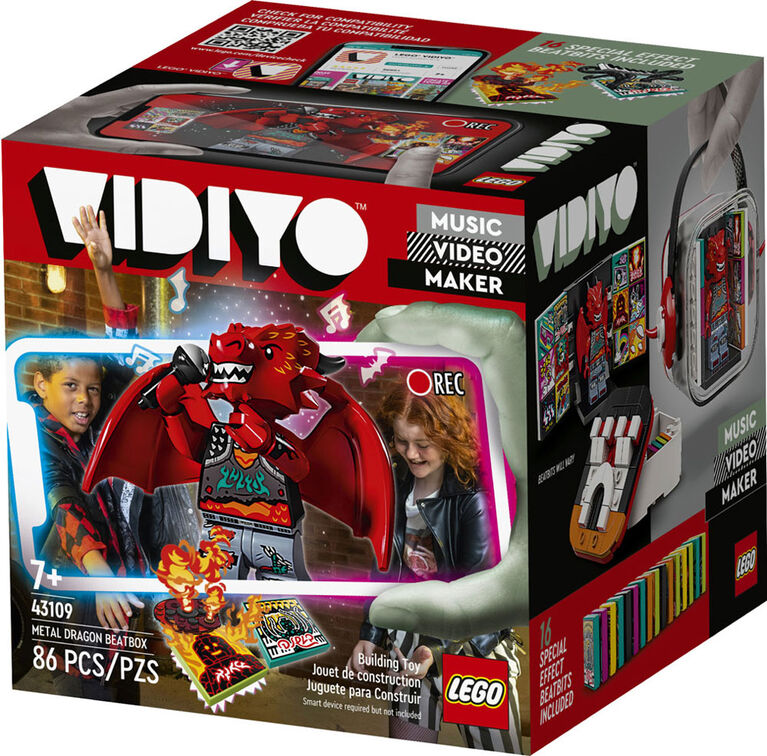 LEGO VIDIYO Metal Dragon BeatBox 43109 (86 pièces)