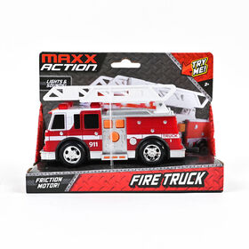 Maxx Action Light & Sound Rescue Vehicles Fire Truck Toy