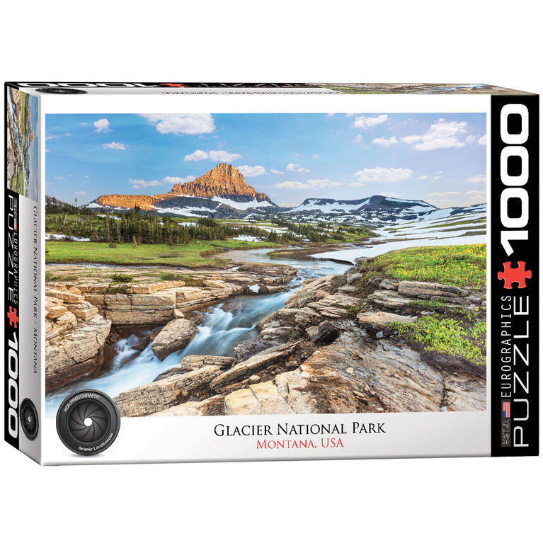 Eurographics HDR Glacier National Park 1000 Piece Puzzle