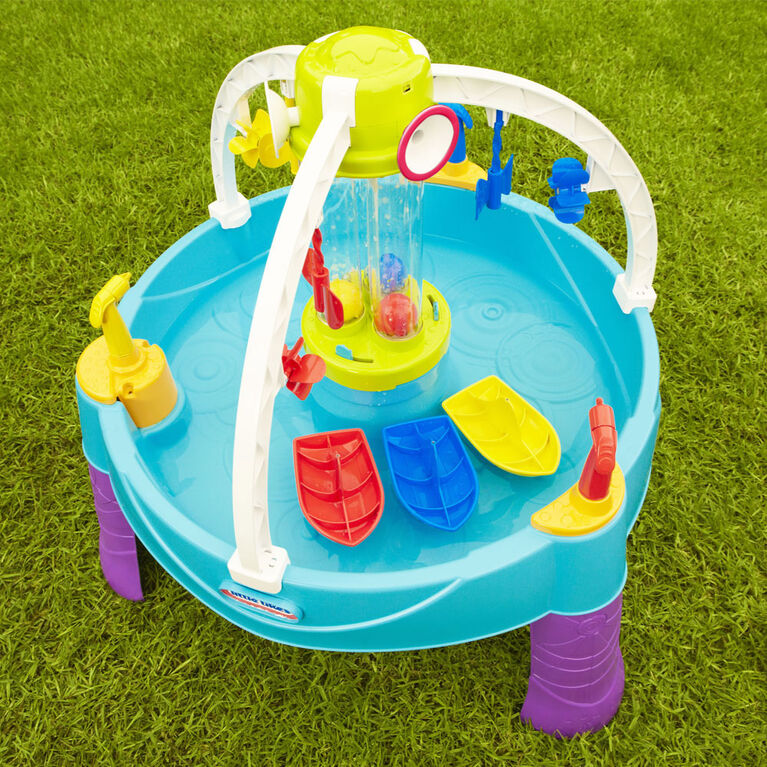 Table de jeu de combat d'eau éclaboussant Little Tikes Fun Zone pour