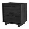 Fynn 2-Drawer Nightstand Gray Oak