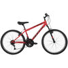 Huffy Incline 24-inch Men's 18-speed Mountain Bike with Front Suspension, Red - R Exclusive