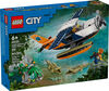LEGO City Jungle Explorer Water Plane Toy Building Set, Fun Summer Toy or Kids Gift Idea, 60425