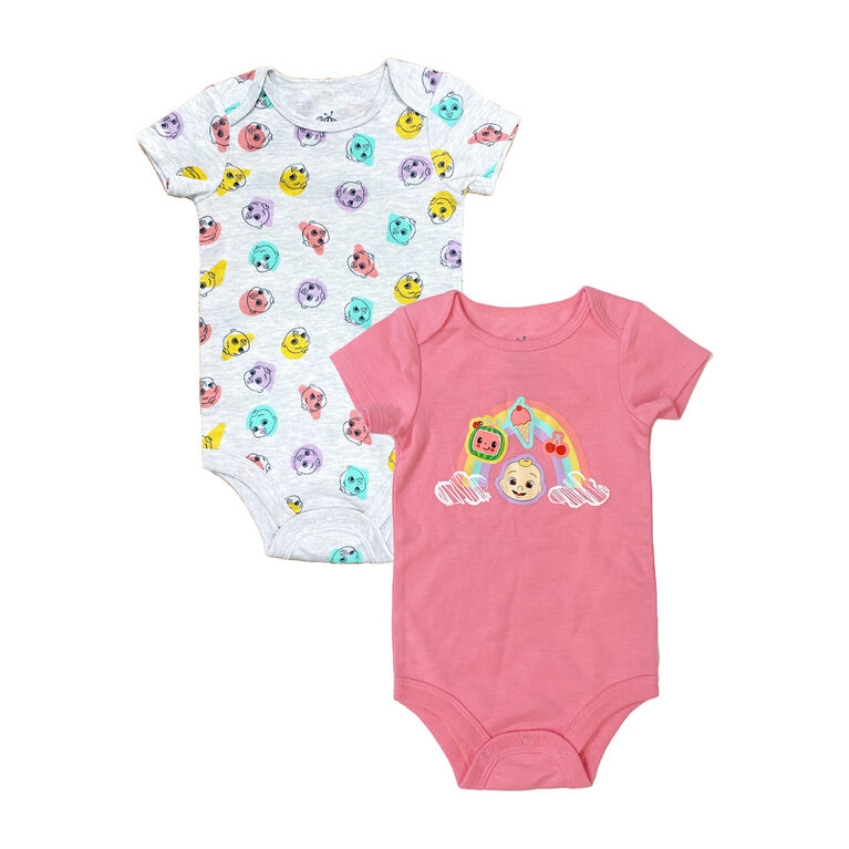 CoComelon - 2 Piece Onesie Set - Pink - Size 18-24M - Toys R Us  Exclusive