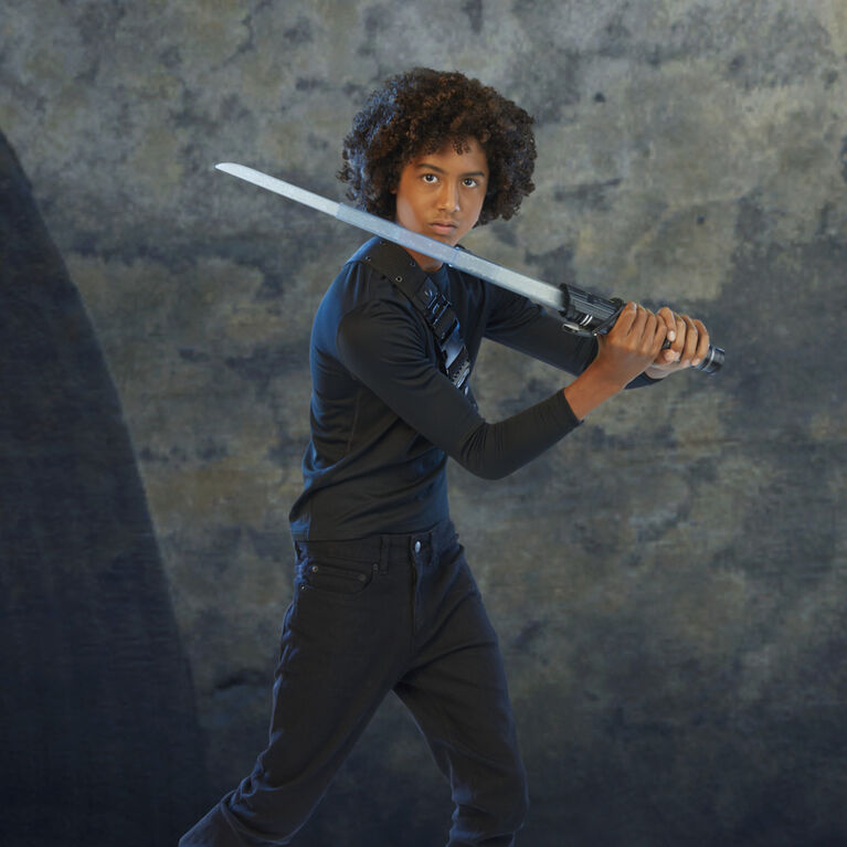 Star Wars Lightsaber Forge, Darksaber à lame noire extensible, jouet de déguisement personnalisable